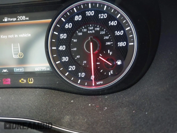 2019 Genesis G70 Advanced with VIN KMTG34LE7KU027701, listed as a IAAI auction lot 41884492 with 60,795 mi miles and . Bid and sale history available at DreamBid. Image 15.