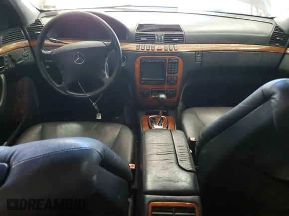 2002 Mercedes-Benz S-Class 4.3L with VIN WDBNG70J42A312708, listed as a Copart auction lot 76772414 with 194,656 mi miles and Clean Title. Bid and sale history available at carsss.com. Image 8.