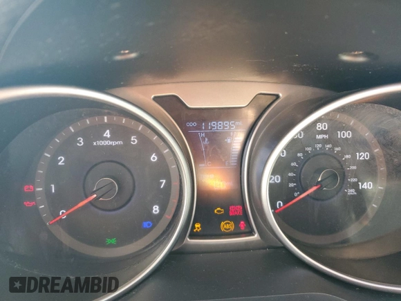 2014 Hyundai Veloster with VIN KMHTC6AD1EU198737, listed as a Copart auction lot 66271575 with 119,895 mi miles and Salvage title. Bid and sale history available at DreamBid. Image 9.