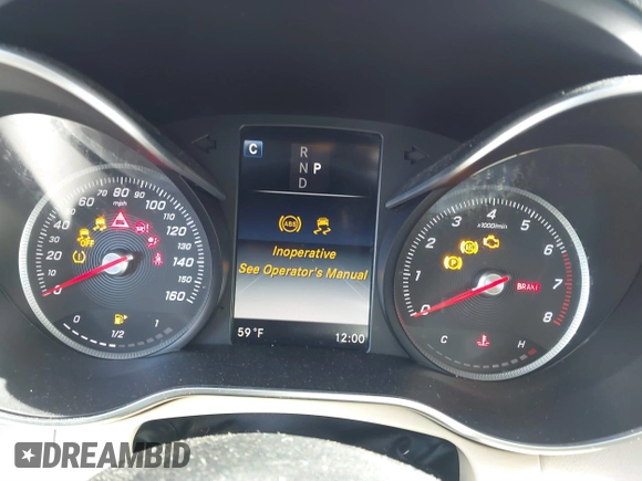 2018 Mercedes-Benz C 300 with VIN 55SWF4KB9JU244987, listed as a IAAI auction lot 41747698 with 99,959 mi miles and . Bid and sale history available at carsss.com. Image 7.