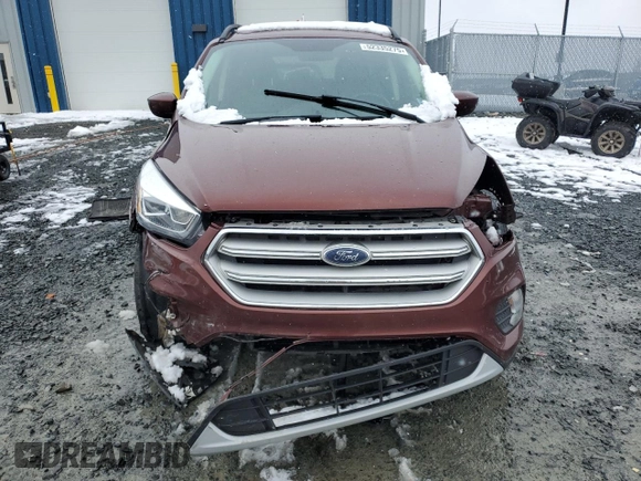 2018 Ford Escape SEL with VIN 1FMCU9HD0JUC14991, listed as a Copart auction lot 52335275 with 204,508 mi miles and Salvage Title. Bid and sale history available at carsss.com. Image 5.