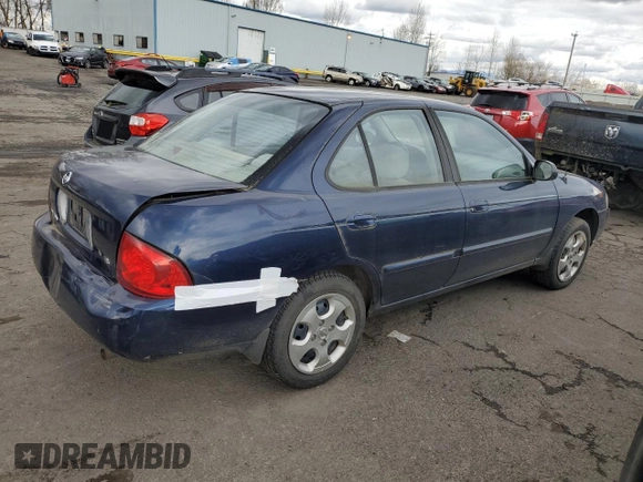 2006 Nissan Sentra S with VIN 3N1CB51D66L559007, listed as a Copart auction lot 49656525 with 125,013 mi miles and Salvage Title. Bid and sale history available at DreamBid. Image 3.