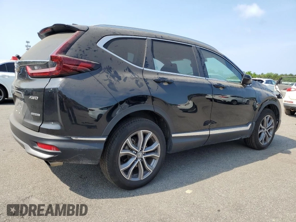 2021 Honda CR-V with VIN NY76931, listed as a Copart auction lot 53427064 with 17,821 mi miles and Salvage title. Bid and sale history available at DreamBid. Image 3.