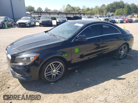 2018 Mercedes-Benz CLA 250 with VIN WDDSJ4EB3JN513129, listed as a Copart auction lot 72435593 with 92,181 mi miles and . Bid and sale history available at DreamBid. Image 1.