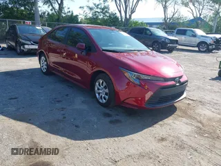2024 Toyota Corolla LE с VIN 5YFB4MDE1RP138322, выставлен на аукционе IAAI как лот 42269358 с пробегом 6 127 миль миль и . История ставок и продаж доступна на DreamBid. Изображение 1.