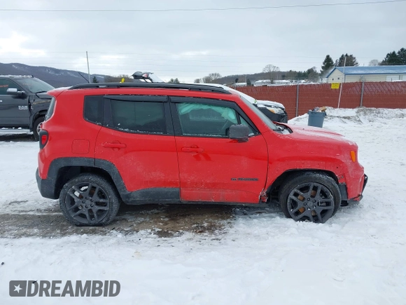 2021 Jeep Renegade Latitude with VIN ZACNJDBBXMPM69912, listed as a IAAI auction lot 41263719 with 48,877 mi miles. Bid and sale history available at carsss.com. Image 13.