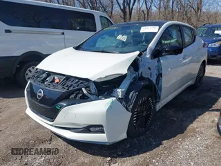 2023 Nissan LEAF SV Plus with VIN 1N4CZ1CV2PC557412, listed as a IAAI auction lot 41814701 with 28,513 mi miles and . Bid and sale history available at DreamBid. Image 20.
