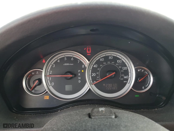 2005 Subaru Legacy Wagon (Natl) with VIN 4S3BP616557334386, listed as a Copart auction lot 44325745 with 155,489 mi miles and Salvage Title. Bid and sale history available at carsss.com. Image 9.