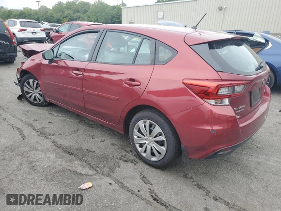 2021 Subaru Impreza with VIN 4S3GTAB63M3701102, listed as a Copart auction lot 59528055 with Not provided miles and Salvage title. Bid and sale history available at DreamBid. Image 2.