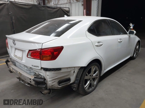 2009 Lexus IS 250 with VIN JTHBK262195091981, listed as a IAAI auction lot 42369640 with 103,456 mi miles and . Bid and sale history available at DreamBid. Image 4.