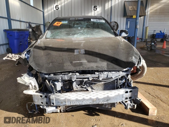 2018 Infiniti Q50 Red Sport 400 with VIN JN1FV7AR8JM480707, listed as a Copart auction lot 48169945 with 98,449 mi miles and Salvage Title. Bid and sale history available at DreamBid. Image 5.