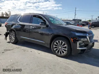 2023 Chevrolet Traverse Premier with VIN 1GNERKKW0PJ209114, listed as a Copart auction lot 47020465 with 15,352 mi miles and Salvage Title. Bid and sale history available at carsss.com. Image 4.