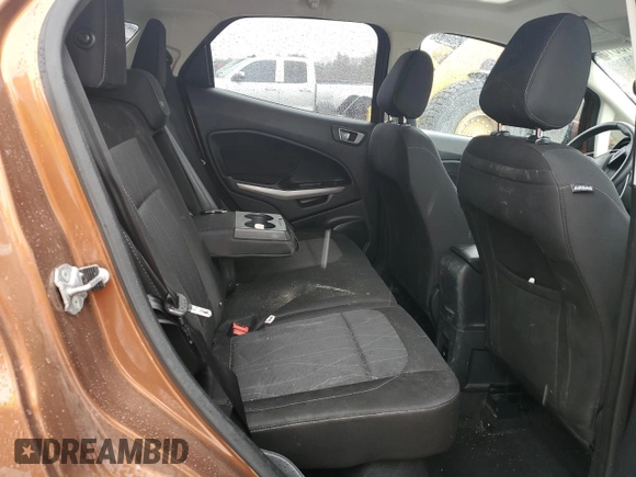 2020 Ford EcoSport SE z VIN MAJ6S3GL3LC389036, wystawiony jako Copart lot #52406165 z przebiegiem Nie podano mil oraz Szkody całkowita. Historia ofert i sprzedaży dostępna na DreamBid. Obrazek 11.