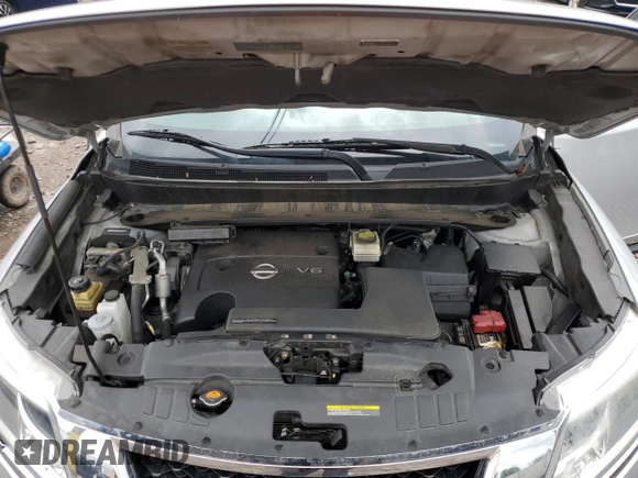 2015 Nissan Pathfinder S with VIN 5N1AR2MM0FC638206, listed as a Copart auction lot 58704595 with 93,446 mi miles and Clean title. Bid and sale history available at DreamBid. Image 12.