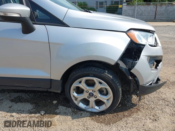 2021 Ford EcoSport SE with VIN MAJ3S2GE3MC412086, listed as a IAAI auction lot 42399957 with 38,628 mi miles and . Bid and sale history available at DreamBid. Image 18.