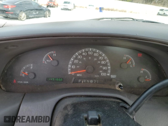 2003 Ford F-150 XL z VIN 1FTRF18W53NB45997, wystawiony jako Copart lot #42451525 z przebiegiem 149 166 mil mil oraz Szkoda całkowita • Salvage title. Historia ofert i sprzedaży dostępna na DreamBid. Obrazek 9.
