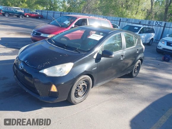 2013 Toyota Prius One with VIN JTDKDTB34D1550078, listed as a IAAI auction lot 42214172 with 210,756 mi miles and . Bid and sale history available at carsss.com. Image 17.