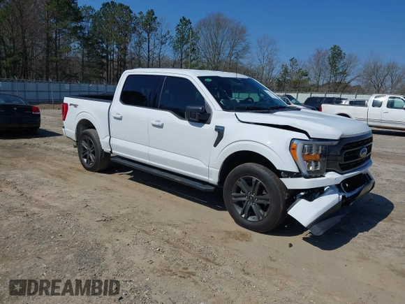 2023 Ford F-150 XL with VIN 1FTEW1EP3PFD33042, listed as a IAAI auction lot 41775430 with 23,045 mi miles. Bid and sale history available at carsss.com. Image 1.
