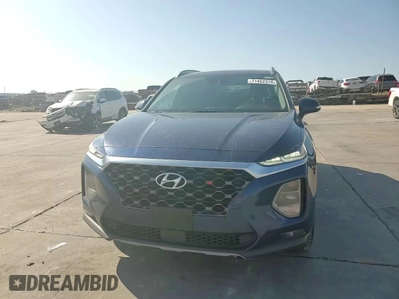 2019 Hyundai Santa Fe Limited with VIN 5NMS53AD9KH045955, listed as a Copart auction lot 71452314 with 62,553 mi miles and Clean Title. Bid and sale history available at carsss.com. Image 12.