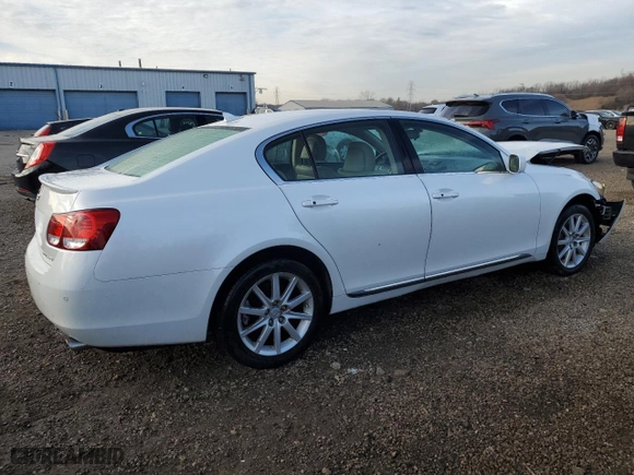 2007 Lexus GS 350 with VIN JTHCE96S470010681, listed as a Copart auction lot 84428684 with 192,643 mi miles and Salvage Title. Bid and sale history available at carsss.com. Image 3.