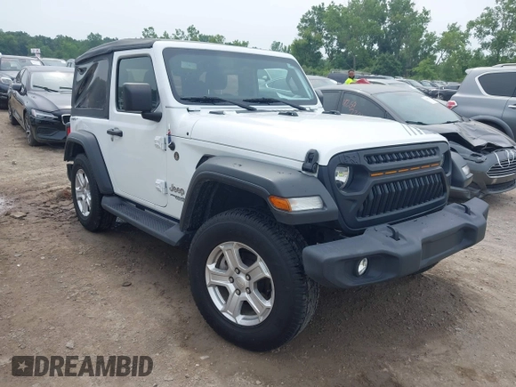 2021 Jeep Wrangler 80th Anniversary with VIN 1C4GJXAN1MW664034, listed as a IAAI auction lot 42682065 with 41,281 mi miles and . Bid and sale history available at DreamBid. Image 1.