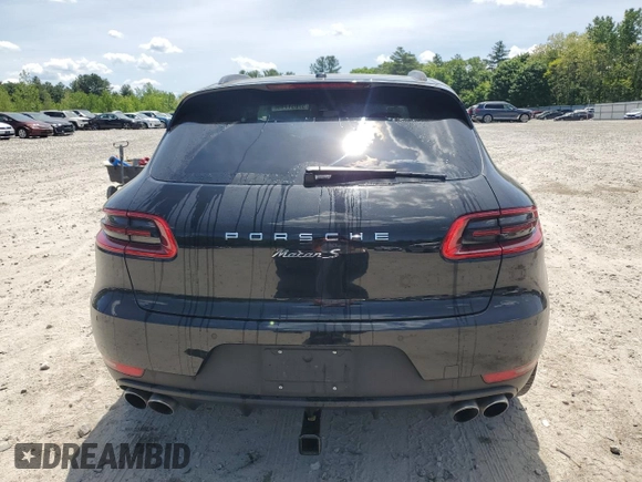 2016 Porsche Macan S with VIN WP1AB2A54GLB57333, listed as a Copart auction lot 57651715 with 63,515 mi miles and Salvage title. Bid and sale history available at DreamBid. Image 6.
