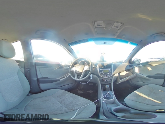 2013 Hyundai Accent GLS with VIN KMHCT4AE6DU523202, listed as a Copart auction lot 52568315 with 126,806 mi miles and Salvage Title. Bid and sale history available at carsss.com. Image 14.