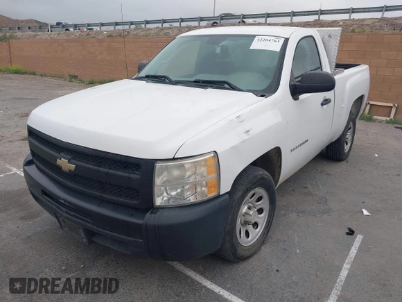 2010 Chevrolet Silverado 1500 Work Truck with VIN 1GCPCPEX8AZ273625, listed as a IAAI auction lot 42204763 with 161,061 mi miles and . Bid and sale history available at DreamBid. Image 2.