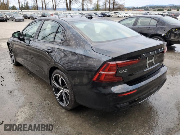 2025 Volvo S60 Plus with VIN 7JRL12GC1SG364946, listed as a Copart auction lot 79578984 with 3,070 mi miles and Clean Title. Bid and sale history available at carsss.com. Image 2.
