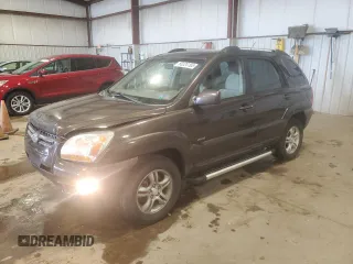 2006 Kia Sportage LX z VIN KNDJE723767182978, wystawiony jako Copart lot #60220165 z przebiegiem 147 766 mil mil oraz Szkoda całkowita • Salvage title. Historia ofert i sprzedaży dostępna na DreamBid. Obrazek 1.