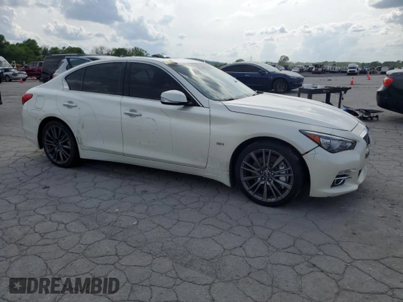 2017 Infiniti Q50 Signature Edition z VIN JN1EV7AR4HM837337, wystawiony jako Copart lot #54302425 z przebiegiem 140 604 mil mil oraz Szkoda całkowita • Salvage title. Historia ofert i sprzedaży dostępna na DreamBid. Obrazek 4.