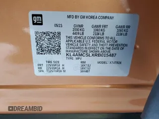 2024 Buick Encore GX Preferred z VIN KL4AMCSLXRB015487, wystawiony jako Copart lot #56033565 z przebiegiem 7 188 mil mil oraz Szkoda całkowita • Salvage title. Historia ofert i sprzedaży dostępna na DreamBid. Obrazek 14.