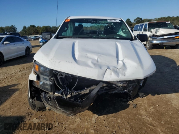 2021 Chevrolet Silverado 1500 Work Truck with VIN 1GCRWAEF0MZ158333, listed as a Copart auction lot 79717694 with Not Provided miles and Salvage Title. Bid and sale history available at DreamBid. Image 5.
