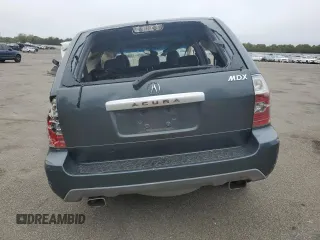 2006 Acura MDX with VIN 2HNYD18206H514609, listed as a Copart auction lot 73225284 with 0 mi miles and Salvage Title. Bid and sale history available at carsss.com. Image 6.