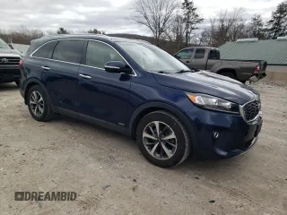 2019 Kia Sorento EX V6 with VIN 5XYPHDA54KG463085, listed as a Copart auction lot 53067765 with 74,929 mi miles and Salvage Title. Bid and sale history available at carsss.com. Image 4.