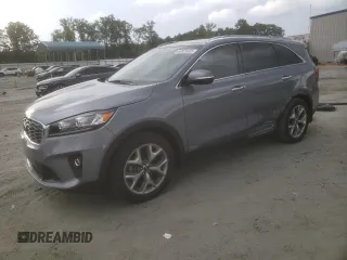 2019 Kia Sorento EX Sport with VIN 5XYPHDA58KG603168, listed as a Copart auction lot 60925485 with 10,824 mi miles and Salvage title. Bid and sale history available at DreamBid. Image 1.