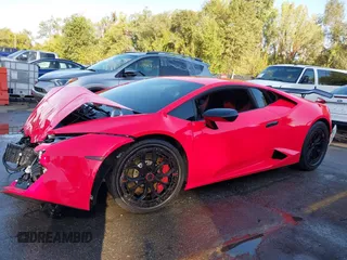 2017 Lamborghini Huracan z VIN ZHWUC2ZF9HLA07464, wystawiony jako IAAI lot #40491332 z przebiegiem 15 069 mil mil oraz . Historia ofert i sprzedaży dostępna na DreamBid. Obrazek 15.
