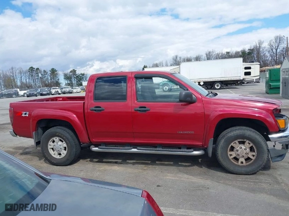 2005 Chevrolet Colorado 1SF LS Z71 with VIN 1GCDT136458252793, listed as a IAAI auction lot 41792584 with 206,195 mi miles. Bid and sale history available at carsss.com. Image 14.