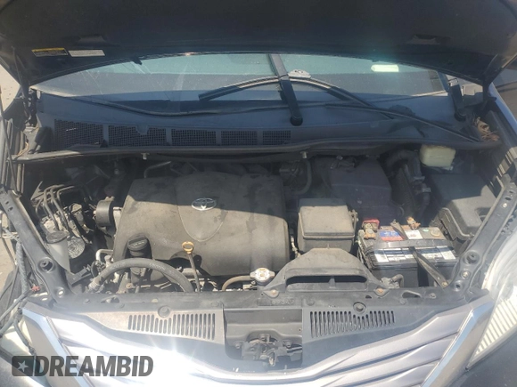 2017 Toyota Sienna XLE with VIN 5TDDZ3DC6HS186360, listed as a Copart auction lot 57504965 with 99,026 mi miles and Salvage title. Bid and sale history available at DreamBid. Image 11.