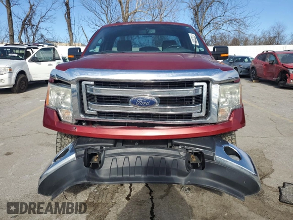 2013 Ford F-150 XL with VIN 1FTNF1EF0DKD31954, listed as a Copart auction lot 47823055 with 110,955 mi miles and Salvage title. Bid and sale history available at DreamBid. Image 5.