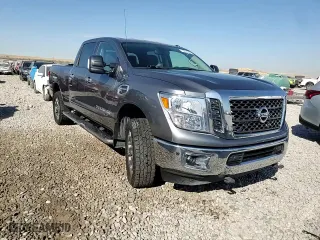 2016 Nissan Titan XD PRO-4X with VIN 1N6BA1F44GN517947, listed as a Copart auction lot 75524654 with 79,016 mi miles and Salvage Title. Bid and sale history available at carsss.com. Image 13.