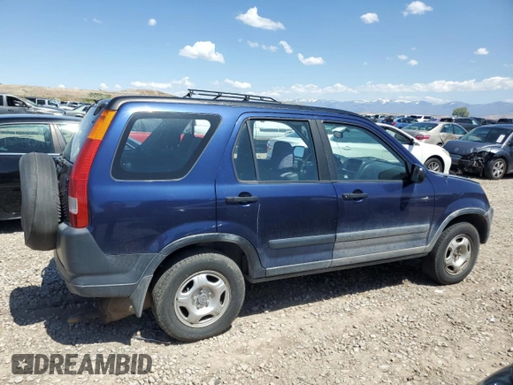 2003 Honda CR-V LX z VIN JHLRD68463C018319, wystawiony jako Copart lot #55485325 z przebiegiem 192 148 mil mil oraz Czysty tytuł • Clean title. Historia ofert i sprzedaży dostępna na DreamBid. Obrazek 3.