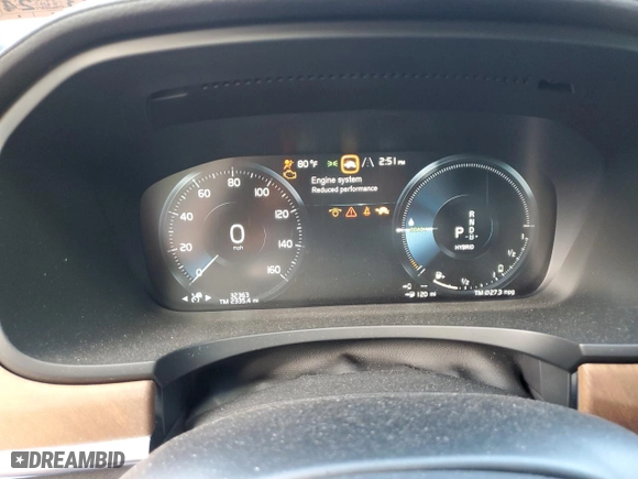 2020 Volvo S90 Inscription with VIN LVYBR0AL5LP170978, listed as a Copart auction lot 73405204 with 32,363 mi miles and Salvage Title. Bid and sale history available at carsss.com. Image 9.