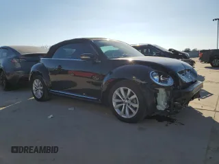 2015 Volkswagen Beetle with VIN 3VW5A7AT4FM813008, listed as a Copart auction lot 87399474 with 111,829 mi miles and Salvage Title. Bid and sale history available at DreamBid. Image 4.