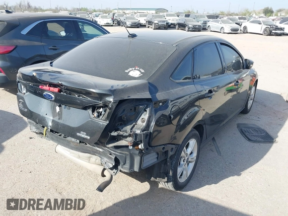 2014 Ford Focus SE with VIN 1FADP3F22EL451580, listed as a IAAI auction lot 41755100 with 1 mi miles. Bid and sale history available at carsss.com. Image 4.