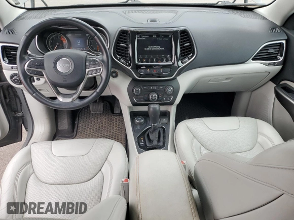 2020 Jeep Cherokee Limited with VIN 1C4PJMDN7LD624741, listed as a Copart auction lot 50826765 with 63,750 mi miles and Salvage title. Bid and sale history available at DreamBid. Image 8.