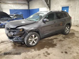 2021 Jeep Cherokee Limited with VIN 1C4PJMDXXMD135592, listed as a Copart auction lot 58718975 with 53,037 mi miles and Salvage title. Bid and sale history available at DreamBid. Image 1.