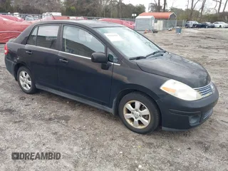 2007 Nissan Versa 1.8 SL with VIN 3N1BC11E87L420766, listed as a IAAI auction lot 41536424 with 93,567 mi miles. Bid and sale history available at carsss.com. Image 1.