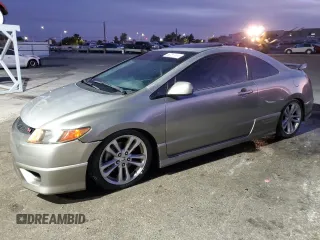 2007 Honda Civic Si with VIN 2HGFG21517H702217, listed as a Copart auction lot 41648555 with 154,719 mi miles and Clean Title. Bid and sale history available at DreamBid. Image 1.