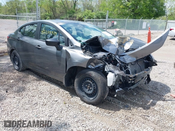 2021 Nissan Versa S with VIN 3N1CN8DV5ML897136, listed as a IAAI auction lot 42208929 with 51,346 mi miles and . Bid and sale history available at DreamBid. Image 1.